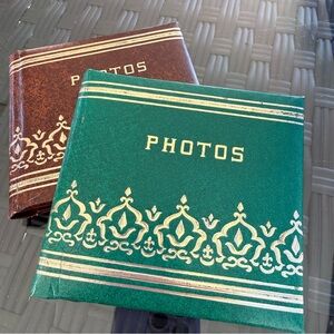 Retro Mini Photo Brag Books Hold 3.5 x 3.5 Photos or Sketches and Drawings